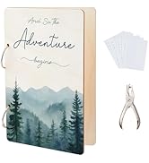SUPERDANT Adventure Begins Greeting Card Organizer Gift Card Holder Cards Keeper Storage Keepsake...