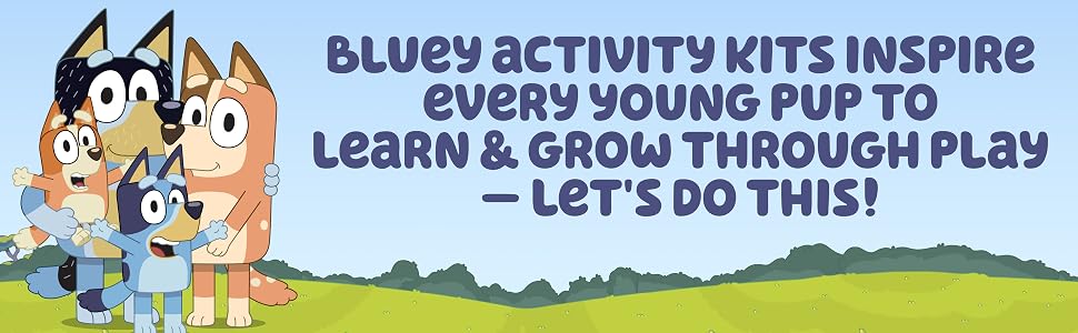 bluey, dingo, dog, cartoon, disney, bingo, art, activities, play, learn, explore, fun, activity kit,