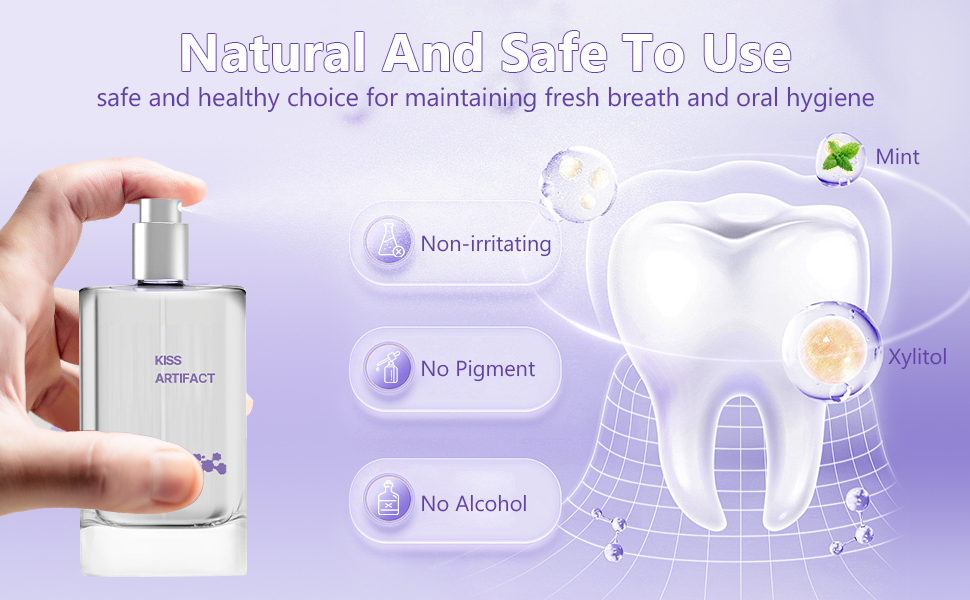 Alcohol-Free Oral Spray with Probiotics for Breath Care