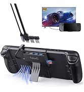 Portable Steam Deck/Steam Deck OLED Dock: NewQ 5-in-1 USB C Docking Station with TF Card Slot, HD...