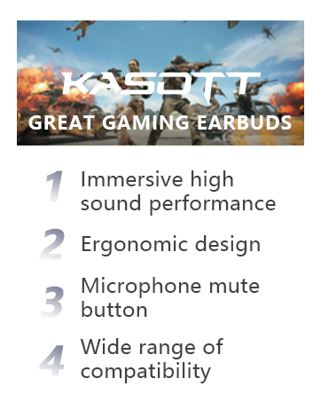 Gaming Earphones with Dual Audio Drivers