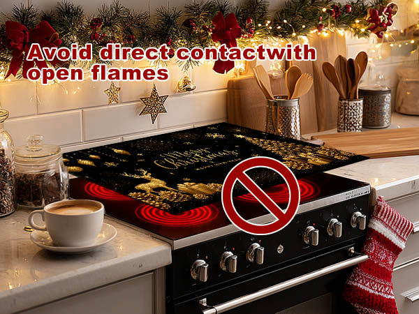 Christmas Stove Top Cover