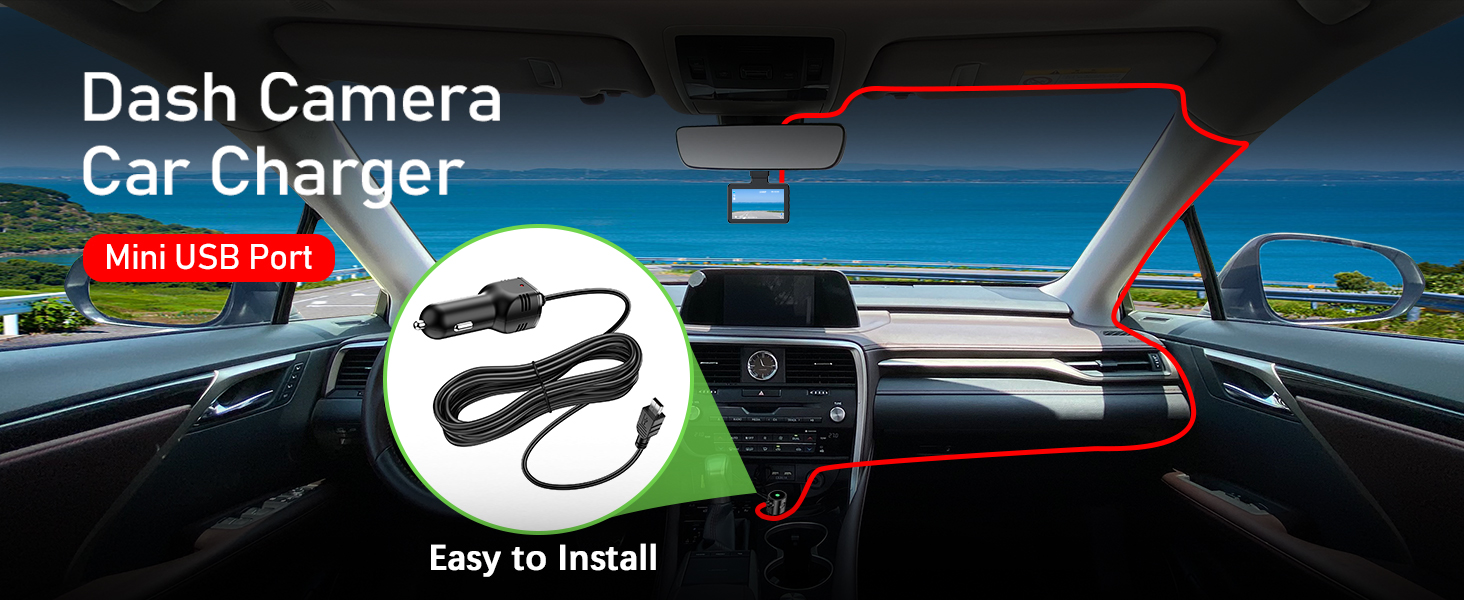 Dash Camera Car Charger
