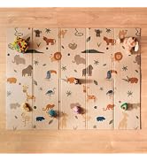 Nuby Reversible Baby Floor Mat, 77" x 58" - Foldable and Lightweight Baby Play Mat for Floor - Ea...