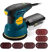 Enventor 2.5A Random Orbital Sander, 300W 5-Inch Electric Orbital Sander Tool 6 Variable Speed, M...
