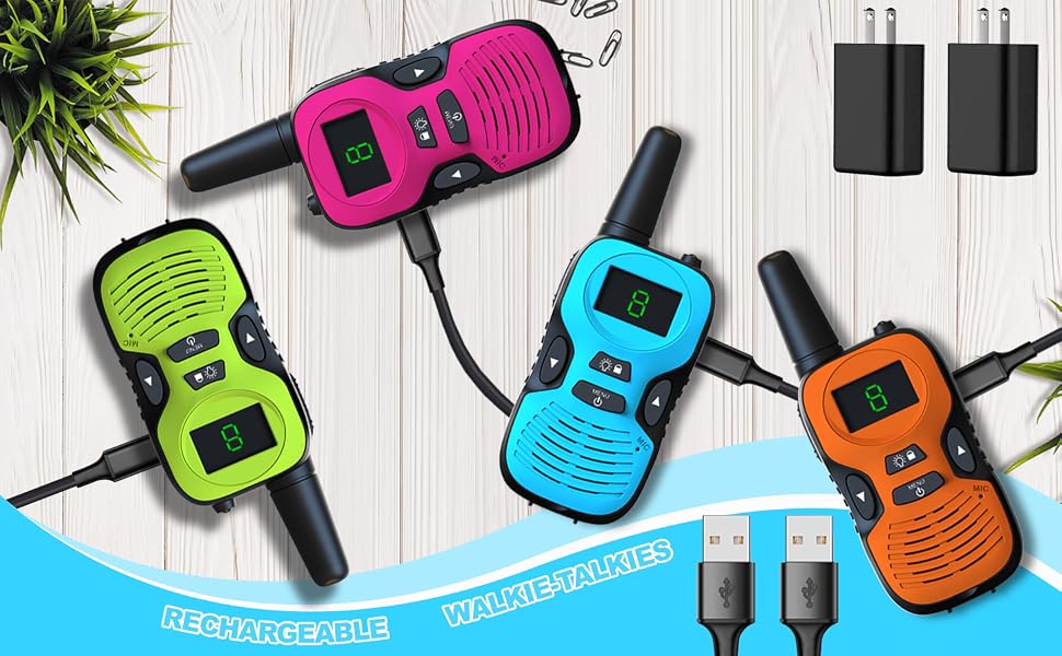 walkie talkies for kids rechargeable