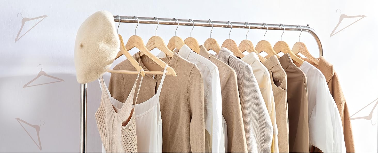 wooden hangers