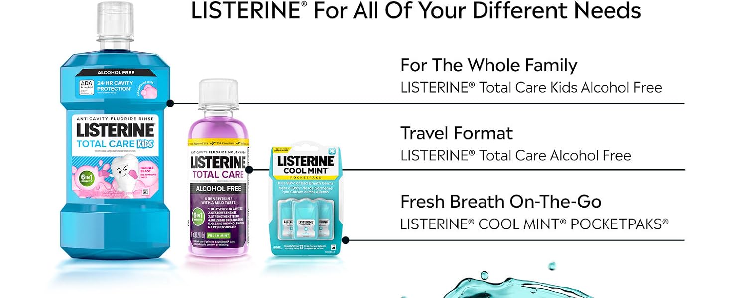 Listerine for all of your different needs