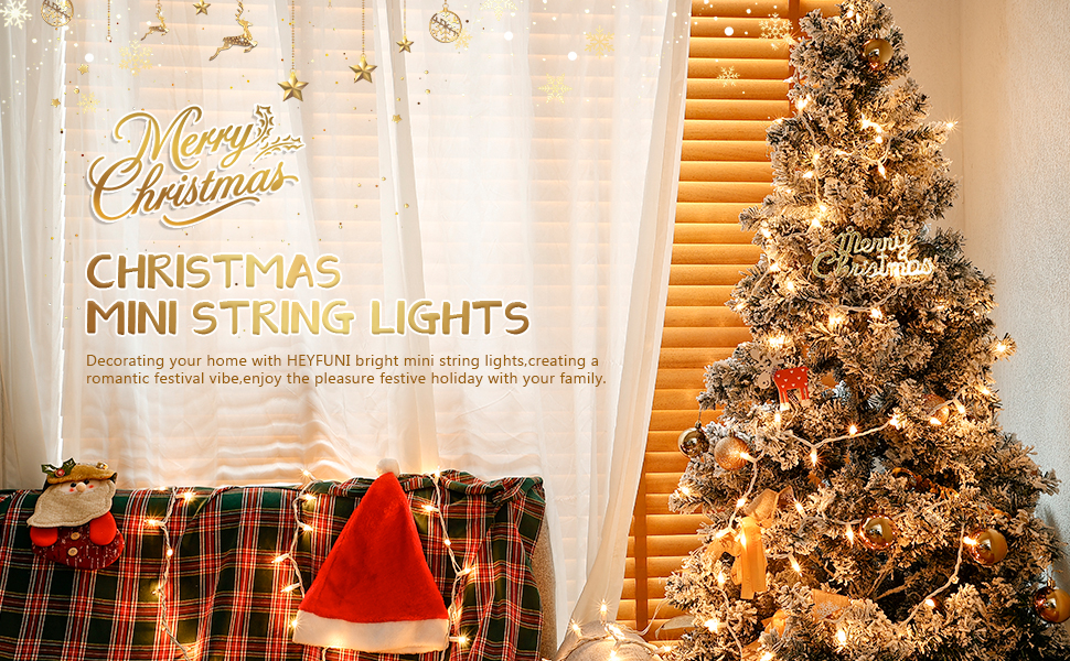white christmas lights