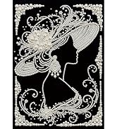 DIADAY Pearl Painting Kit for Adults Woman, 3D Diamond Art 12x16 Inch | Pearl Diamond Art kit wit...
