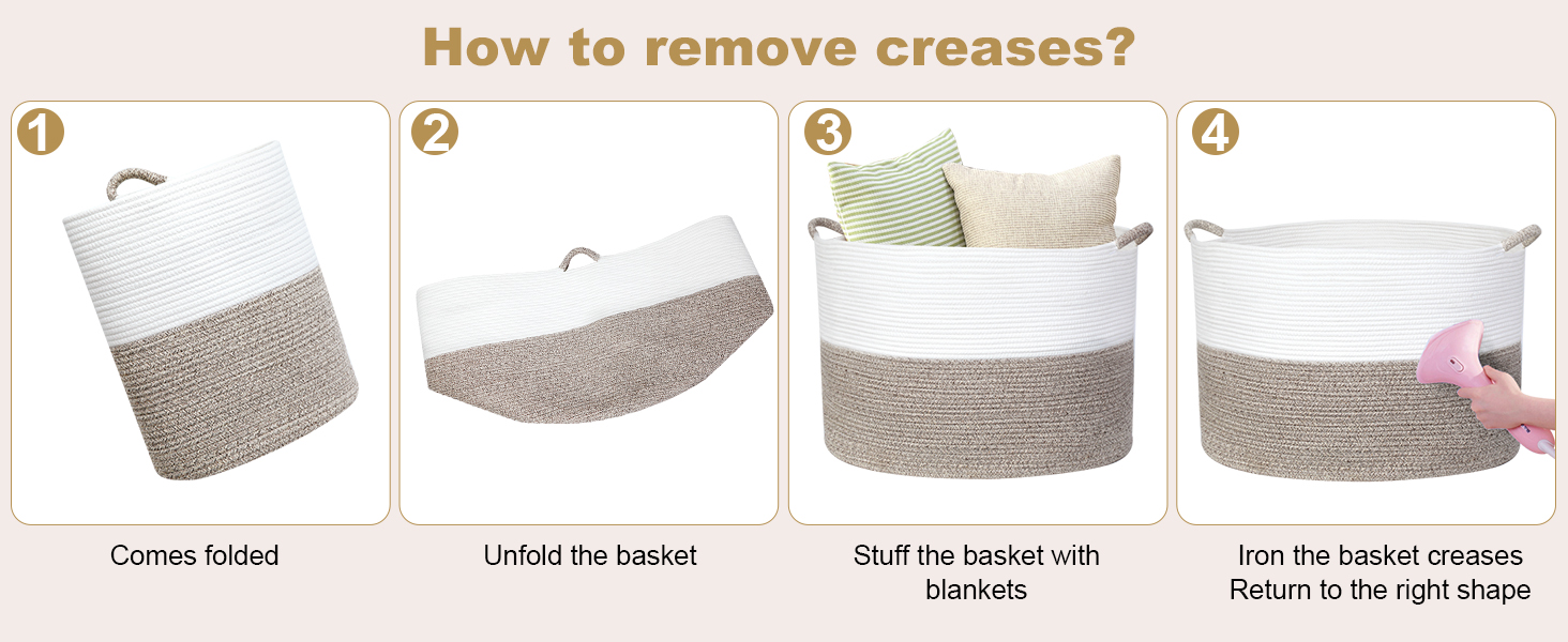 XXXXL 125L Extra Large Blanket Basket