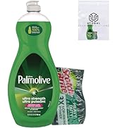 GLOBAL PACKING SOLUTIONS Ultra Srength Degreaser Dish Soap, Original Scent, 32.5 Fl Oz bundled wi...