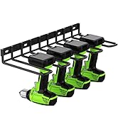 ENONCI Power Tool Organizer, Drill Holder Wall Mount,Thickened Drill Rack,50 lb Garage Storage He...