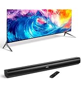 VEVOR Sound Bar for Smart TV, 2.1 Channel, 35-Inch Compact Soundbar TV Speakers with Built-in Sub...