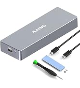 MAIWO USB C 3.2 SSD Enclosure for 12+16 PIN Apple MacBook Flash SSDs, 20Gbps AHCI Mac Pro Enclosu...