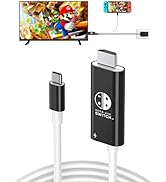 Portable HDMI Adapter Compatible with Nintendo Switch NS/OLED, This Type-C to HDMI Conversion Cab...