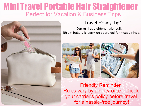 Mini Travel Portable Hair Straightener