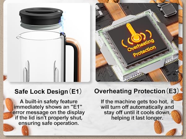 Automatic Nut Milk Maker Almond Milk Maker with Delay Start/Keep Warm/Boil Water