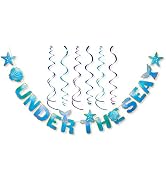 American Greetings Mermaid Party Supplies, Banner Decoration Kit (7-Count)