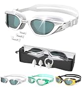 Whale Swim Goggles Adult Swim Goggles Anti Fog Swimming Goggles Wear Comfortable Polarizing Swim ...