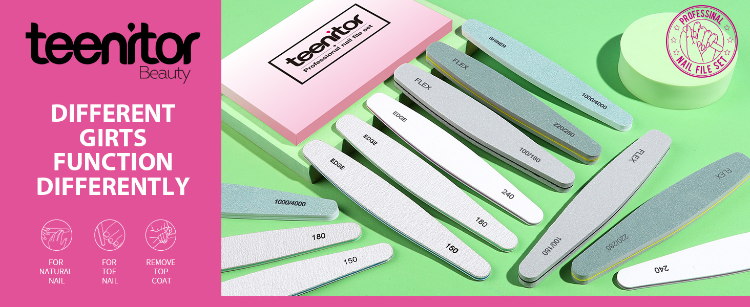 teenitor nail file set