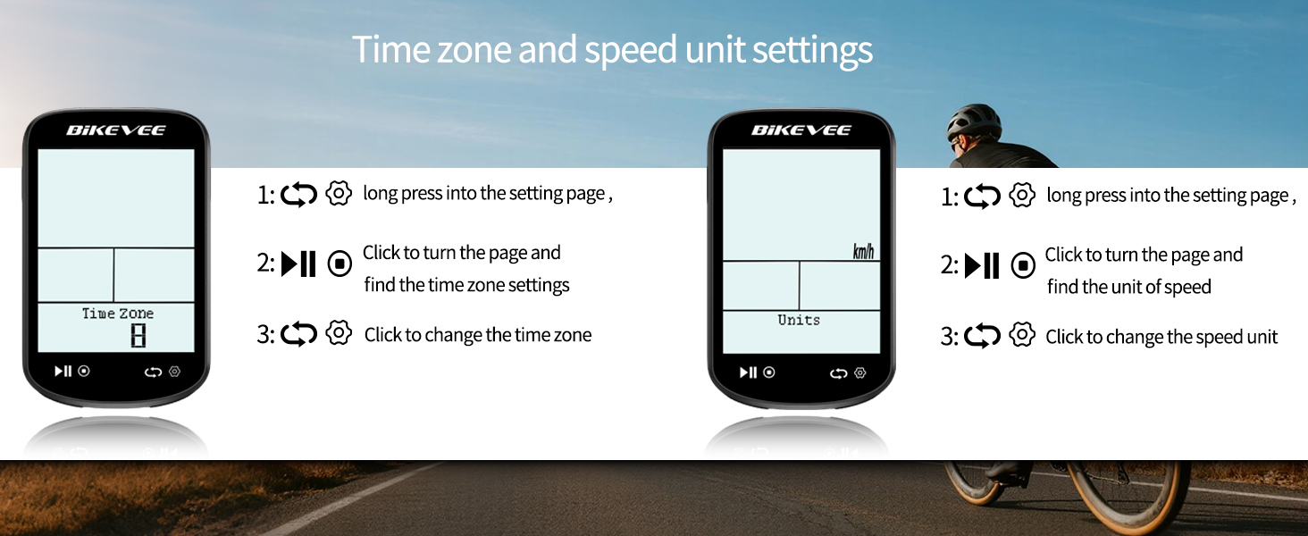 Wireless Bike Computer GPS