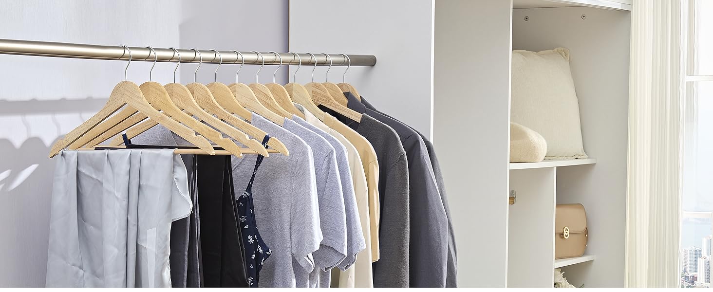 wooden coat hangers