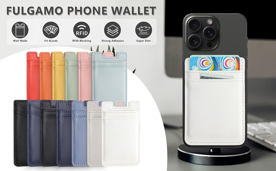 Fulgamo Leather Phone Wallet