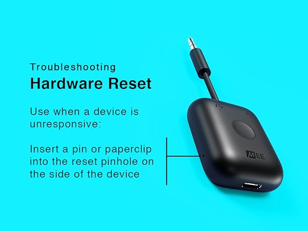 MEE audio Connect Air In-Flight Bluetooth Wireless Audio Transmitter Adapter for AirPods