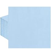 50 Pieces 2-ply Light Blue Napkin Disposable Cocktail Napkins Beverage Napkins Dessert Napkins Pa...