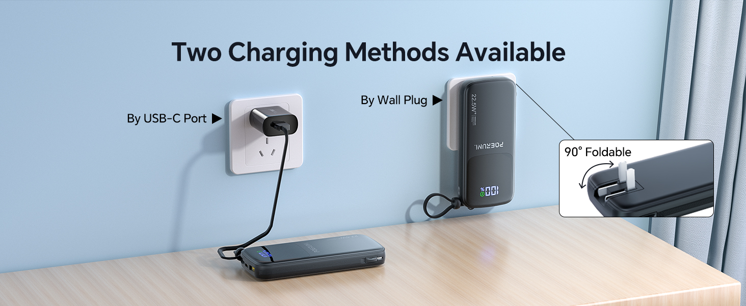 Two Charging Methods Available