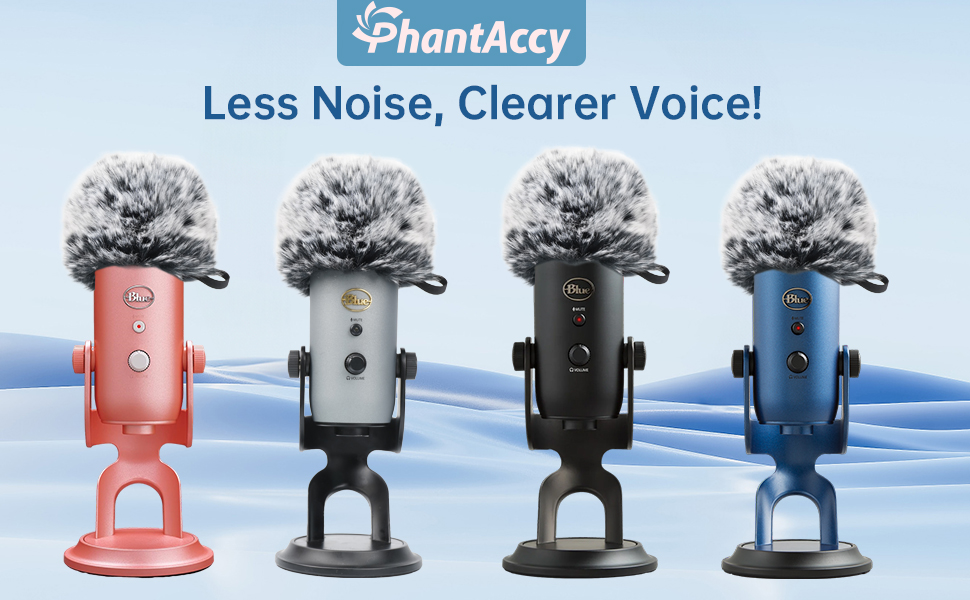 Premium Mic Cover for Blue Yeti/Yeti X/Nano/Yeti Pro/AM8/SoloCast and More USB Mics