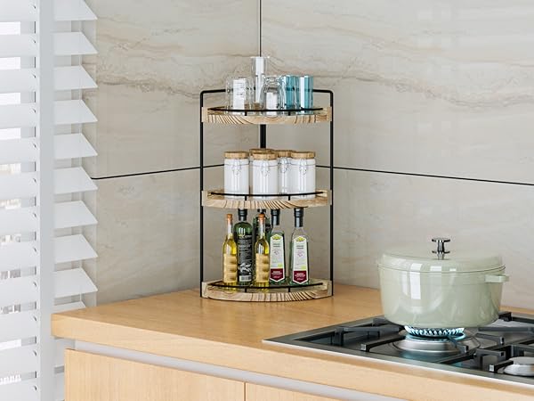 corner bathroom counter organizer