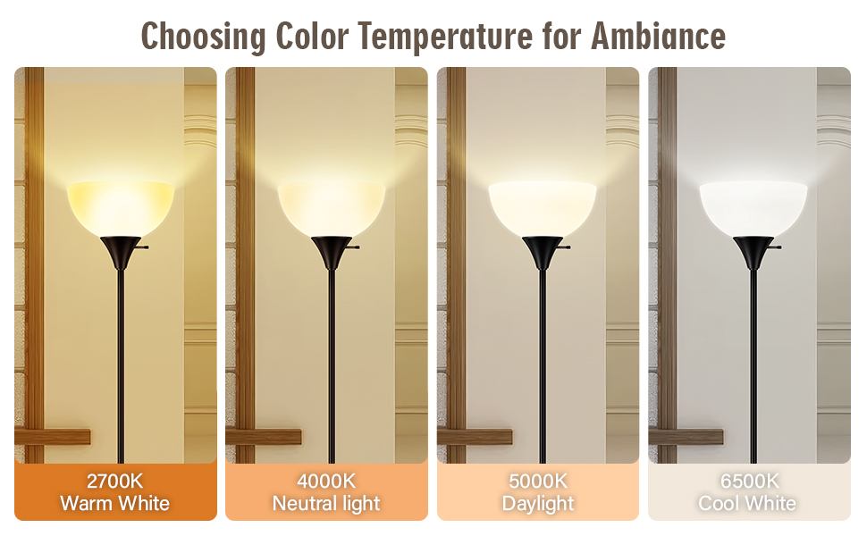black floor lamp