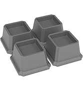 Napnapday Bed Risers 2 Inch Heavy Duty, Gray