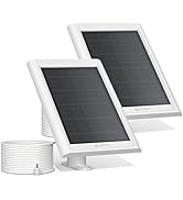 Solar Panel for Security Camera,Solar Charger for Ring Stick Up Cam Battery/Pro&Ring Spotlight Ca...