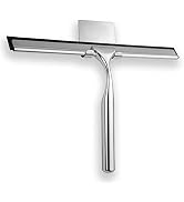 DSV Standard All-Purpose Shower Squeegee for Shower Doors, Bathroom, and Car Windshield - Stainle...