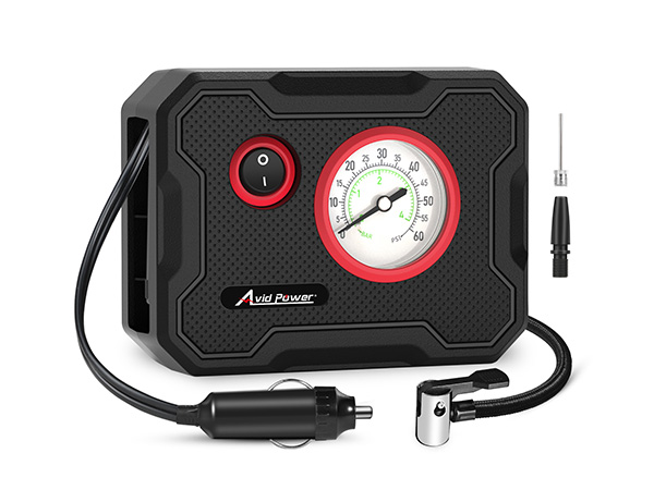ACAP017 12V tire inflator portable air compressor