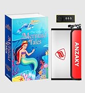 ANZAKY Mermaid Diversion Book Safe with Combination Lock, Fireproof Money Bag, Secret Safe, Secre...