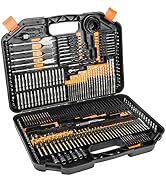 EnerTwist Drill Bit Set, 246-Pieces Drill Bits and Driver Set for Wood Metal Cement Drilling and ...