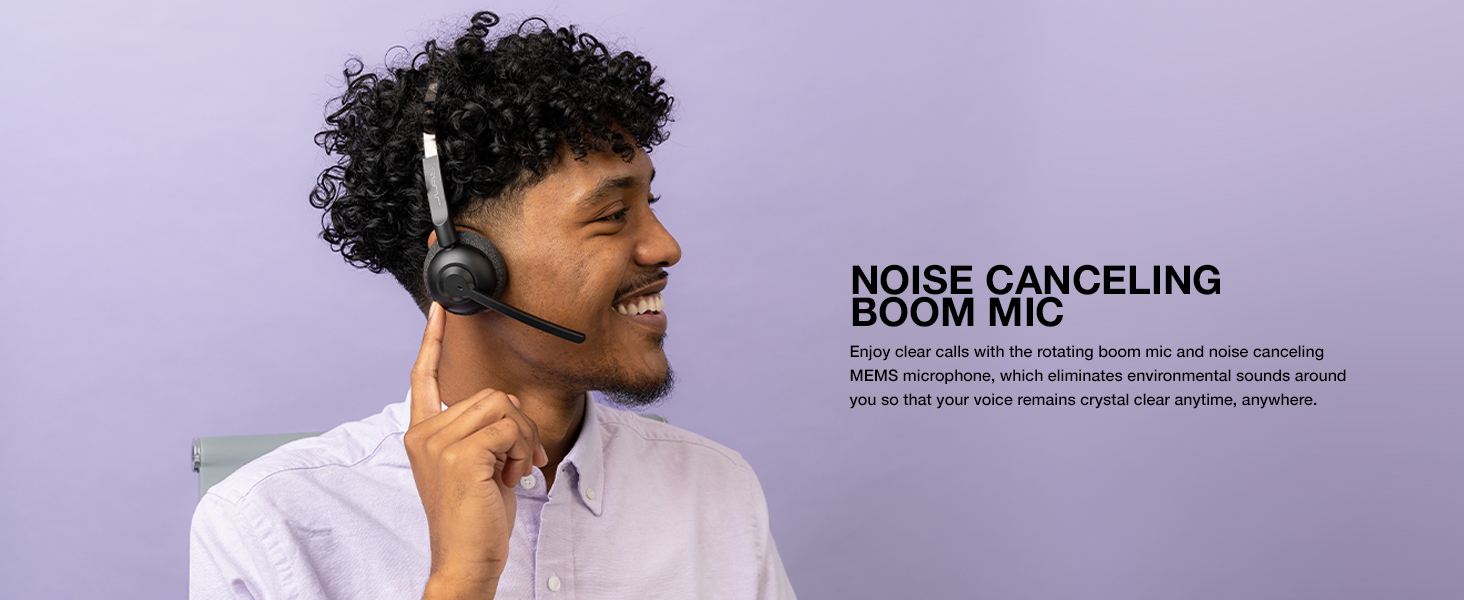 Noise Canceling Boom Mic