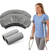 Elfzone Crutches Padding - 4PCS Crutch Pads for Armpits ,Universal Medical Padding for Crutches f...