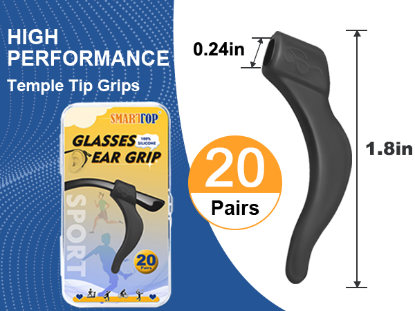 glass ear grips