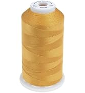 Simthread Heavy Duty Blue Jeans Thread for Denim Sewing 1000 Meters Gold