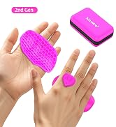 NiuMid 2nd Gen Enlarged Anti-Slip Workout Grips - Ergonomic Silicone Hand Protector Gloves for We...
