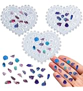 3Pcs Mini Irregular Crushed Stone Resin Silicone Molds Cute Tiny Things Epoxy Casting Molds for D...