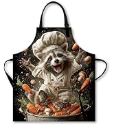 Nuxovilar Cute Apron with Pockets, 26.77 * 30.7 Inches, Versatile for Meal Prep, Baking, Holiday ...