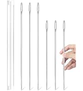 FIVEIZERO 10"/12" Professional Upholstery Needle – Extra Long Sewing Needle, Large Needle for Uph...