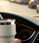 CeleVista 20 oz Tumbler Lids, Replacement Lid for YETI 20 oz Tumbler, 2 Pack Magnetic Travel Spil...
