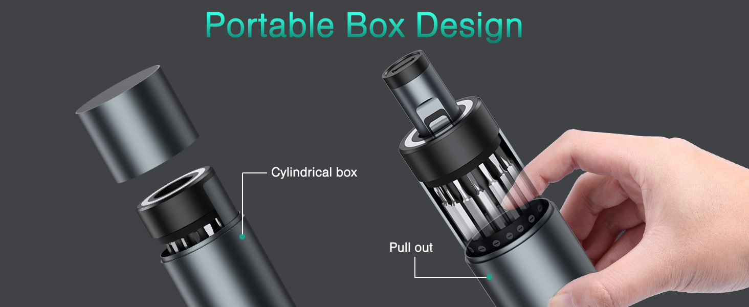 Electric Screwdriver Set, Precision Screwdriver Kit, Mini Electric Screwdriver